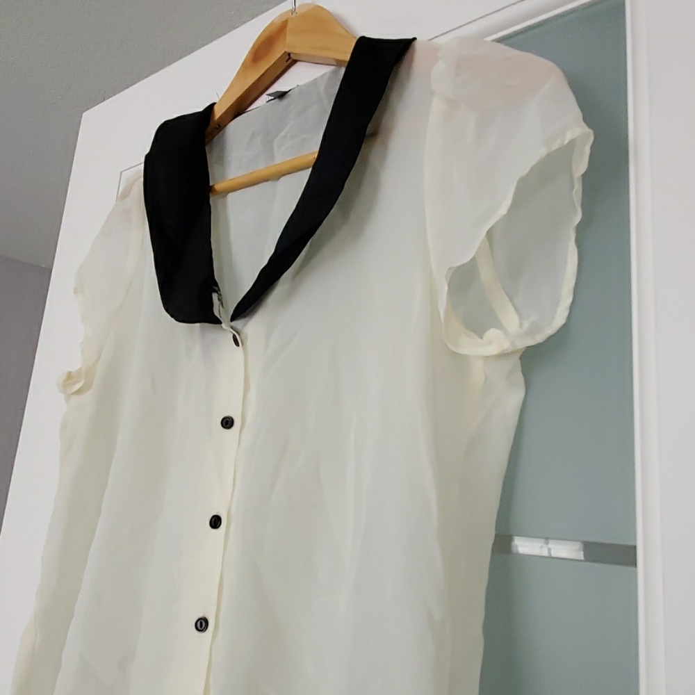 Button Down Blouse - Picture 3 of 4